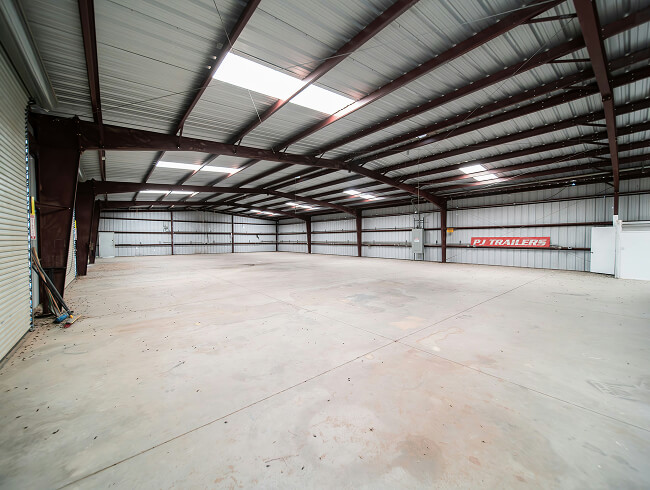 An image of an empty warehouse